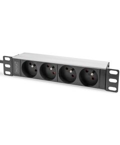 Пристрій розподілу електроживлення DIGITUS 10" 1U, 16A, 230V 4xSchuko, вилка Schuko, фото  | SNABZHENIE.com.ua