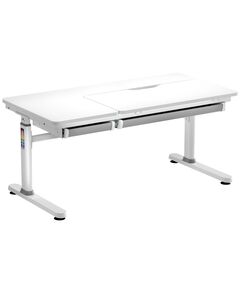 Стіл комп'ютерний 2E CE301K-MECHANIC, регулювання висоти, механіка, 54/76х120x60см, білий, фото  | SNABZHENIE.com.ua