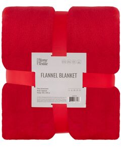 Плед ARDESTO Flannel 160х200см, 100% поліестер, червоний, фото  | SNABZHENIE.com.ua