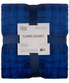 Плед ARDESTO Flannel 160х200см, 100% поліестер, клітинка, синій, фото  | SNABZHENIE.com.ua