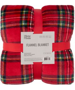 Плед ARDESTO Christmas Flannel 160х200см, 100% поліестер, клітинка, червоний, фото  | SNABZHENIE.com.ua