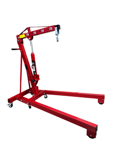 GTM Кран гідравлічний підкатний складний 2т для зняття двигуна, фото  | SNABZHENIE.com.ua