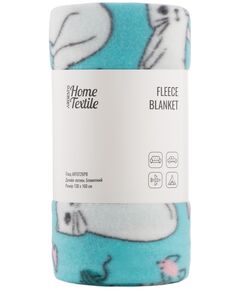Плед ARDESTO Fleece 130x160см, 100% поліестер, котики, блакитний, фото  | SNABZHENIE.com.ua