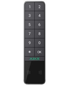 Бездротова зовнішня клавіатура Ajax KeyPad Outdoor Jeweller, графіт, фото  | SNABZHENIE.com.ua