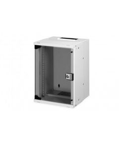 Шафа DIGITUS 10", 9U, SOHO PRO, скляні двері, 315x300 мм, 30кг максимально, сіра, фото  | SNABZHENIE.com.ua