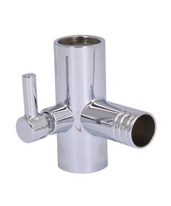 Соединение стойки Qtap (72х61,5х52) для душевой системы Vlasta New Chrome QTVLA7261552CRM49693, фото  | SNABZHENIE.com.ua