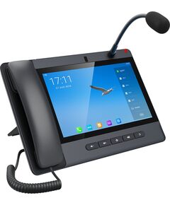 Телефон IP Fanvil A320i-Black 2xGE LAN, Wi-Fi, 20 SIP ліній, 116 DSS клавіш, BT5.0, Android 9.0, PoE, 10.1" кольоровий Touch Screen, камера 8Mp, мікрофон-гусак, чорний, фото  | SNABZHENIE.com.ua