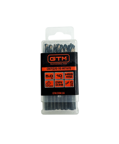 GTM Свердло 5,0 мм HSS 10шт з подвійним покриттям, фото  | SNABZHENIE.com.ua