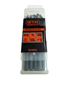 GTM Свердло 9,0 мм HSS 5шт з подвійним покриттям, фото  | SNABZHENIE.com.ua