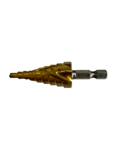 GTM Свердло ступеневе 4,0-20,0мм., 9 ступенів, шестигр. HSS TiN, фото  | SNABZHENIE.com.ua