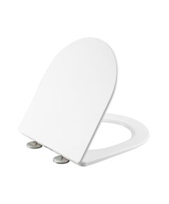 Сиденье для унитаза Qtap (Taurus 490) 422x360x30 мм, White, с микролифтом, Slim Duroplast, Quick Release QTSC179W49383, фото  | SNABZHENIE.com.ua