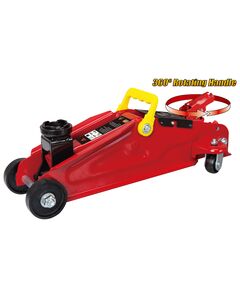 GTM Домкрат підкатний 2т (135-340) поворотна ручка, фото  | SNABZHENIE.com.ua