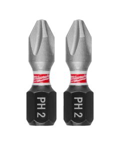 Біта SHOCKWAVE MILWAUKEE, PH2, 25мм, (3шт), фото  | SNABZHENIE.com.ua