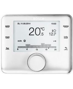 Кімнатний терморегулятор погодозалежний Bosch CW 100, фото  | SNABZHENIE.com.ua