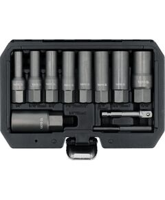 Набір подовжених головок для видалення зломаних болтів YATO: квадрат 3/8", 11 елем., фото  | SNABZHENIE.com.ua