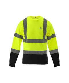 Футболка світловідбивна з довгими рукавами YATO розмір L; ріст- 178-184 см, 50%- поліест 50%- бавовн, фото  | SNABZHENIE.com.ua