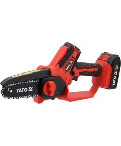 Пила ланцюгова акумуляторна YATO по гілках : 18 В Li-Ion 2 АГод, шина- 5"/15.85 см, 28 ланок [4], фото  | SNABZHENIE.com.ua