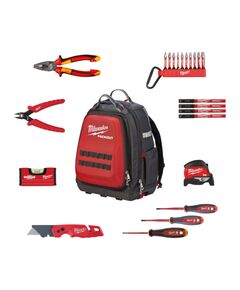 Набор ручного инструмента электрика PACKOUT MILWAUKEE, (23шт) в рюкзаке, фото  | SNABZHENIE.com.ua