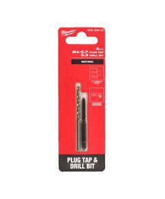 Набір з мітчика ручного MILWAUKEE, М4-0,7мм та свердла по металу діаметром 3,3мм, фото  | SNABZHENIE.com.ua