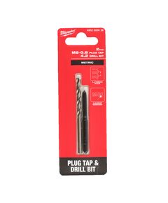 Набір з мітчика ручного MILWAUKEE, М5-0,8мм та свердла по металу діаметром 4,2мм, фото  | SNABZHENIE.com.ua