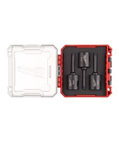 Набір алмазних коронок Diamond Max PACKOUT MILWAUKEE М14, діаметр 6мм (3шт) (сухе свердління) пластиковий кейс, фото  | SNABZHENIE.com.ua