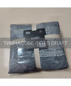 Плед ARDESTO Leonardo 150х200см, 50% бавовна, 30% поліестер, 20% акрил, геометрія, сірий, фото  | SNABZHENIE.com.ua