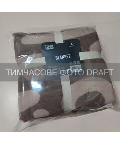 Плед ARDESTO Leonardo 150х200см, 50% бавовна, 30% поліестер, 20% акрил, малюнок, коричневий, фото  | SNABZHENIE.com.ua