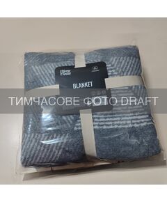 Плед ARDESTO Leonardo 200х220см, 50% бавовна, 30% поліестер, 20% акрил, геометрія, сірий, фото  | SNABZHENIE.com.ua