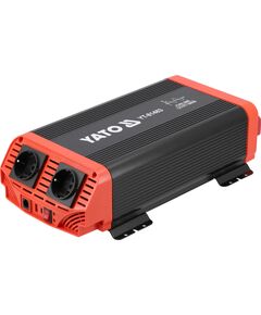 Перетворювач напруги YATO з джерела 12 В DC в 230 В, номінально- 1 кВт AC, піковий- 2 кВт [3], фото  | SNABZHENIE.com.ua