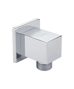 Акционный набор Qtap 1+1=3: Подключение для шланга Spojeni Chrome, прямоугольное QTCRMB130, фото  | SNABZHENIE.com.ua