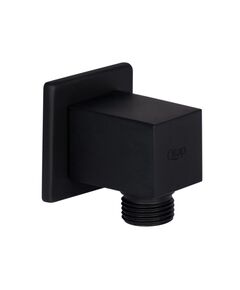 Акционный набор Qtap 1+1=3: Подключение для шланга Spojeni Matt Black, прямоугольное QT809810842857NB, фото  | SNABZHENIE.com.ua