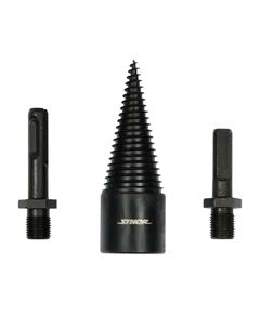 Свердло конічне для розколювання дерева VOREL, Ø=32 мм h= 90 мм з 2 шпинделями (SDS+ і 3-кутний) [5], фото  | SNABZHENIE.com.ua