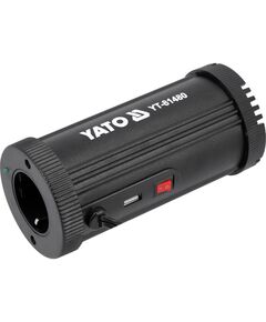 Перетворювач напруги YATO з джерела 12 В DC в 230 В, номінально- 150 Вт AC, піковий- 300 Вт [20], фото  | SNABZHENIE.com.ua