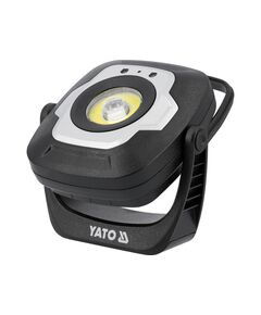 Прожектор діодний, переносний YATO, 10Вт, 1200/ 600/ 100 Lm 3 режими, живл.- акумул. 3,7 В, 4,4 АГод, фото  | SNABZHENIE.com.ua