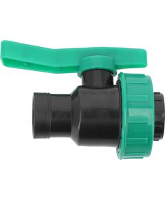 Кран кульовий до водяних пластикових труб  Ø= 1/2" Х 1/2" F/F-різьб FLO з поліпроп, для тиску 16Bar, фото  | SNABZHENIE.com.ua