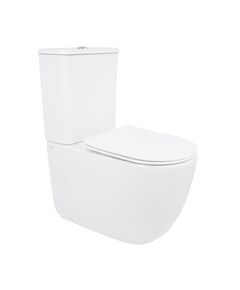 Унитаз напольный Qtap Aquarius Ultra Quiet 620&times;355&times;790 мм с сиденьем Soft-close, White QTAQAW27W49262, фото  | SNABZHENIE.com.ua