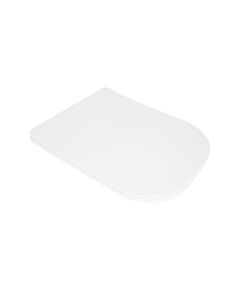 Сиденье для унитаза Qtap (Stork, Aquarius 630) 420x336x22 мм, White, с микролифтом, Slim Duroplast, Quick Release QTSC179W49263, фото  | SNABZHENIE.com.ua