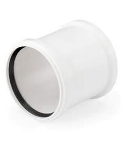 Муфта каналізаційна Rehau Raupiano Plus, 110мм, насувна, поліпропілен, білий, фото  | SNABZHENIE.com.ua