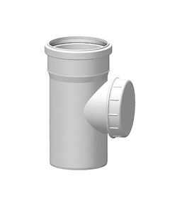 Ревізія каналізаційна Rehau Raupiano Plus, 50мм, поліпропілен, білий, фото  | SNABZHENIE.com.ua