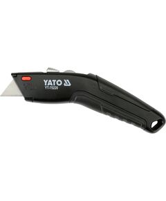 Ніж YATO з подвійним висувним трапецевидним лезом 61х 19 мм + 3 трапец. леза і 3- гакові [12/96], фото  | SNABZHENIE.com.ua