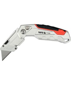 Ніж YATO з висувним трапецевидним лезом 61х 19 мм +3 леза [12/96], фото  | SNABZHENIE.com.ua