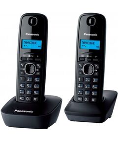 Радіотелефон DECT Panasonic KX-TG1612UAH, чорно-сірий, фото  | SNABZHENIE.com.ua