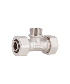 Тройник обжимной SD Plus 20х1/2"х20 НР SD160W201520, фото  | SNABZHENIE.com.ua