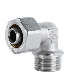 Уголок обжимной SD Plus 16х1/2" НР SD157W1615, фото  | SNABZHENIE.com.ua