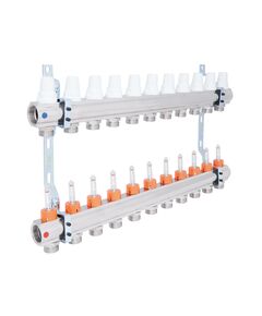 Колектор Icma 1, 11 виходів з витратомірами №K013, фото  | SNABZHENIE.com.ua