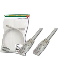 Патч-корд DIGITUS CAT 5e UTP, 2м, AWG 26/7, Cu, PVC, сірий, фото  | SNABZHENIE.com.ua