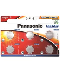 Батарейка Panasonic літієва CR2032 блістер, 6 шт., фото  | SNABZHENIE.com.ua