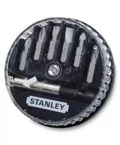 Набір вставок 7 предметів (25 мм) з магнітним тримачем ¼" STANLEY (1-68-737), фото  | SNABZHENIE.com.ua