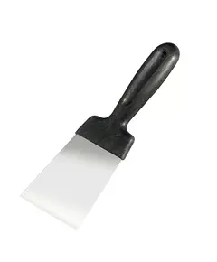 Шпательна лопатка 80 мм з нержавіючої сталі, пластмасова ручка СІБРТЕХ (85433C), фото  | SNABZHENIE.com.ua