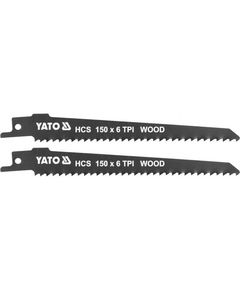 Полотна по дереву YATO 150 мм, 6 зубців, 2 шт, фото  | SNABZHENIE.com.ua